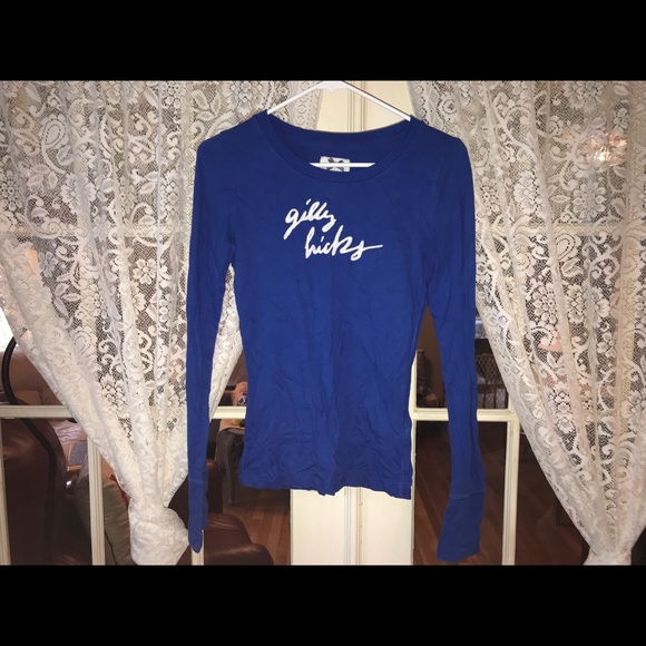Gilly Hicks Tops - Cobalt Blue Gilly Hicks Long Sleeve (S) Gilly Hicks Tops - Cobalt Blue Gilly Hicks Long Sleeve (S)